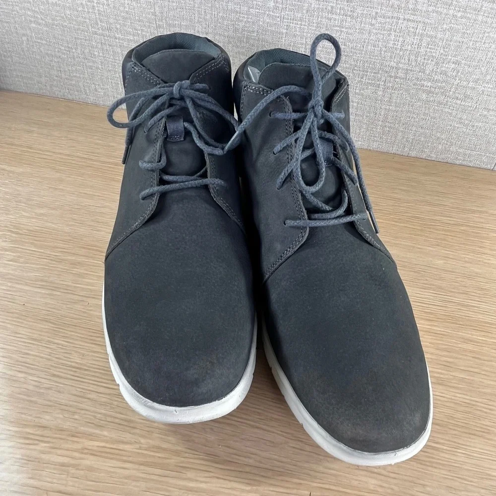 Timberland Davis Square Chukka Mens Boots Dark Grey Nubuck A4132 A7350 Size 12